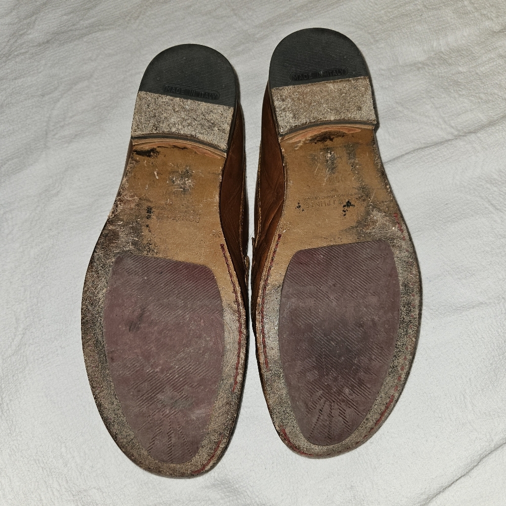 Donald J Pliner Men's Loafers Nicola Men's Size 10 Italian Leather Dress Shoes - Picture 8 of 11
